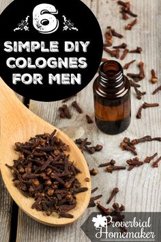 6 Simple DIY Colognes for Men Essential Oil Cologne, Essential Oil For Men, Colognes For Men, Floral Essential Oils, Perfume Recipes, Oils For Men, Diy Essentials, Diy Perfume