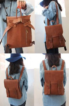 Mochila Jeans, Outfit Vintage, Vintage Backpacks, Handmade Handbags, Leather Projects, Leather Design, Beautiful Bags, Fun Bags, Keds