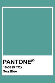 pantone's teal green color is shown with the words, 1 - 512