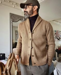 Oxford Brogues, Its A Mans World, Business Style, Trending Fashion, Cardigan Vest, Cardigan Jacket, Blazer Coat, Men's Style, Business Fashion