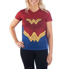 PRICES MAY VARY. Pull On closure COSPLAY APPAREL - The Wonder Woman Cape Tee is the perfect Cosplay apparel for your next event! UNIQUE - The Wonder Woman Shirt is a fun, unique look for any event or jst for fun! BOLD DESIGN - The Wonder Woman Cape Shirt is designed exactly like Wonder Woman's outfit! GREAT GIFT - This is the perfect Wonder Woman gift for girls! OFFICIALLY LICENSED - The Wonder Woman TShirt is officially licensed and 100% authentic. She's a princess and a warrior and there's no Wonder Woman Tshirt, Wonder Woman Cape, Vintage Wonder Woman, Wonder Woman Gifts, Cape Shirt, Superhero Costumes Female, Marvel Dress, Wonder Woman Outfit, Wonder Woman Shirt