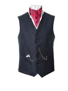 Ryan | Men's Navy Tweed Waistcoat Complement our Ryan tweed jacket with one of our Ryan tweed waistcoats. This navy tweed waistcoat is a timeless investment piece. This navy tweed fabric has been expertly handwoven and made into a true piece of Irish design. This waistcoat can be styled with casual suits, sports jackets, and with business wear. It is handmade by our expert tailors in Balbriggan, North Co. Dublin. This navy colour offers the wearer versatility and adds a pop of navy colour to a c Wedding Vest, Tweed Men, Herringbone Vest, Casual Suits, Tweed Waistcoat, Sports Jackets, Irish Design, Navy Colour, Grey Tweed