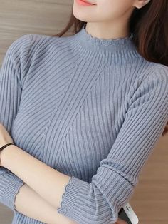 Women Mock Neck Ruffles Sweater Long Sleeve Knitted Bottoming Solid One SizeShoulder:28-44cm Bust:86-100cm Length:55cm Sleeve Length:54cm Size mearsured by ourselves,sometimes has some errors, but always within 3cm."- ": refers to the elastic range of the clothes. Long Sleeve Sweater With Ruffles And Stretch, Long Sleeve Ruffled Stretch Sweater, Winter Sweater With Ruffles And Stretch, Stretch Ruffled Long Sleeve Sweater, Winter Stretch Sweater With Ruffles, Ruffled Long Sleeve Sweater For Winter, Casual Winter Sweater With Ruffles, Football Game Outfit, Ruffle Sweater