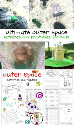 Ultimate Outer Space Activities for Kids Outer Space Activities For Kids, Outer Space Activities, Space Words, Human Body Unit, Printable Downloads, Space Toys