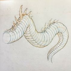 Dragon Tattoo Drawing, Dragon Tattoo Sketch, Dragon Poses, Snake Drawing, Dragon Sketch