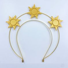 Sun Halo, Halo Headband, Head Band, Gold Metal, Halo, Lavender, Sun, Silk, Band