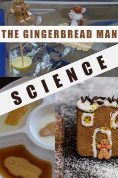 the gingerbread man's science project is fun for kids to make and eat