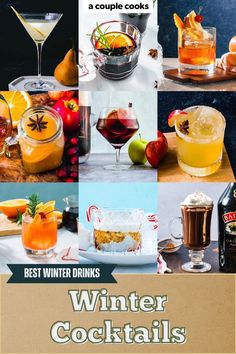 winter cocktails are the best way to celebrate this holiday season with some delicious drinks