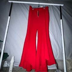 Questions? Leave A Comment Below! Zara Jumpsuit, Flare Trousers, Zara Pants, Leave A Comment, Pant Jumpsuit, Trousers, Zara, Pants, Red