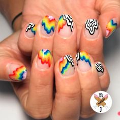 Nails Designs Simple, Nail Art Simple, Nail Design Glitter, Negative Space Nails, Space Nails, Nail Effects, Fantasy Nails, Matte Nails Design, Rainbow Nails