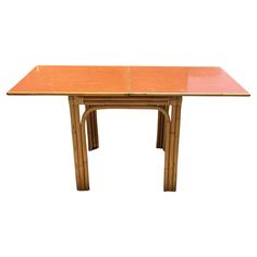 an image of a table with two chairs on it's legs in the shape of a rectangle