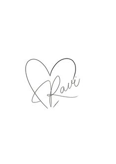 the word hawaii written in cursive writing on a white background with a heart