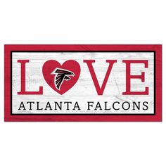 the atlanta falcons love sign is shown