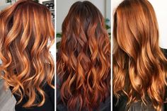 Balayage rosso: la sfumatura dell'estate 2020 - CapelliStyle Different Shades Of Red Hair Color, Box Dye Red Hair, Types Of Red Hair, Hot Red Hair Color, Red Hair Shades, Fire Red Hair, Red Hair Color Shades, Curly Bobs, Dyed Tips