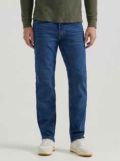 Comfortable Jeans, Mens Cargo, Cargo Shorts Men, Straight Fit Jeans, Wrangler Jeans, Men's Apparel, Pocket Jeans, Mens Clothing, Premium Denim