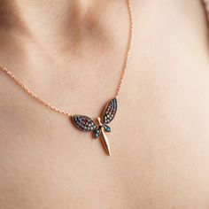 In almost every part of the world, the Dragonfly Pendant Necklace symbolizes change, transformation, adaptability, and self-realization. The change that is often referred to has its source in mental and emotional maturity and understanding the deeper meaning of life. • Finish: 925K Sterling Silver / Rose• It's dainty and can be worn every day• A special piece you'll treasure• High quality materials and attention to detail• Our jewelry is designed With 🖤️ In NYH O W ∙ T O ∙ O R D E RIt’s easy as Emotional Maturity, Deeper Meaning, Dragonfly Necklace, Dragonfly Pendant, Meaning Of Life, Silver Gifts, Perfect Gift For Her, Silver Roses, Silver Rose Gold