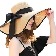 The hat is made of high-quality, durable straw that is lightweight and airy, perfect for the hot summer. Material: Straw Protection: UPF 50+ Sun Hats Colors: Beige-Green-Khaki-Orange-Pink-Rose Red-Sky Blue-White Size: 57cm-14cm-10cm / 22,44 Inch - 5,51 Inch - 3,94 Inch Wide Brim for Sun Protection Product ID: CJNSFSMZ00678 Disclaimer: Actual colors may vary. This is due to computer monitors displaying colors differently Summer Hat Style, Large Brim Hat, Straw Hat Beach, Floppy Sun Hats, Wide Brim Sun Hat, Sun Cap, Summer Sun Hat, Beach Hat, Brim Hat