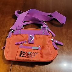 George Gina & Lucy Bag Color Is Orange . George Gina Lucy Bags, Orange Bag, Style Ideas, Crossbody Bags, Bag Lady, Orange, Pink, Women Shopping, Color