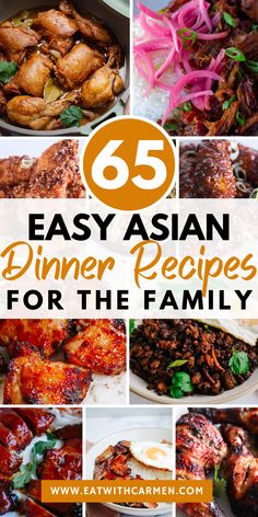 Whip up flavorful meals your whole family will love with these 65 Asian dinner recipes! Packed with healthy high-protein options, these quick & easy recipes are perfect for fall and winter comfort foods. You'll find crockpot chicken, ground beef main dishes, air fryer ideas, and cheap meals that are great for kids and meal prep. At-home Asian recipes just got easier with this collection of healthy and delicious options for any night of the week! Protein Options, Asian Dinner, Asian Dinner Recipes, Asian Dinners, Winter Comfort Food