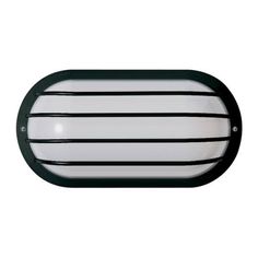 a black and white wall light on a white background