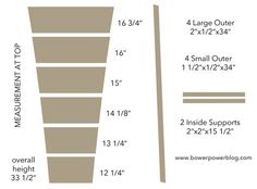 the measurements and height of a vase