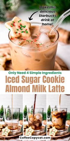 iced sugar cookie almond milkshake recipe