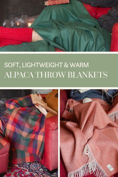 soft, lightweight and warm alpaca throw blankets are perfect for the cold weather