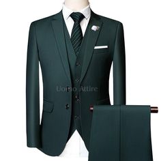 Prom Suit Green, Burgundy Suits, Suit Fashion Men's, Terno Slim, Business Casual Suit, Wedding Dress Suit, Men's Business Suits, Slim Fit Suit Men, Slim Fit Tuxedo