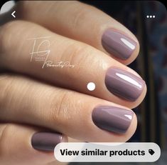 Short Gel Nails Lavender, Nail Colors On Pale Skin, Nail Colors 2023 Winter, Short French Manicure, Nagellack Trends, Fall Gel Nails, Lavender Nails, Subtle Nails, Nagel Tips