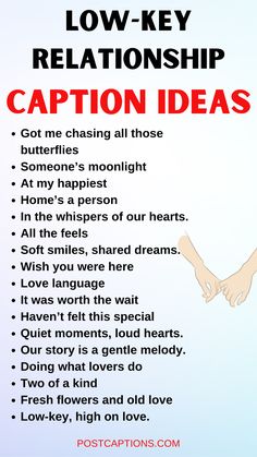 a poster with the words love - key relationship and caption ideas