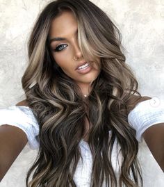 Jordan Beckham, Ash Blonde Hair Balayage, Beckham Hair, Balayage Long Hair, Black Hair Balayage, Dyed Blonde Hair, Elegant Wedding Hair, Brown Hair With Blonde Highlights, Brunette Balayage Hair