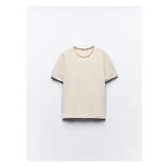 MID WEIGHT - REGULAR FIT - ROUND NECK - REGULAR LENGTH - SHORT SLEEVET-shirt made of 100% cotton. Round neck and short sleeves. Dual unfinished hem and pronounced seams at back. Zara Cotton Tops For Everyday Wear, Zara Classic Cotton Tops, Classic Zara Cotton Tops, Zara Basic Cotton Top, Basic Zara Cotton Top, Basic Zara T-shirt For Everyday, Zara Basic Everyday T-shirt, Zara Beige Cotton Tops, Basic Everyday Zara T-shirt