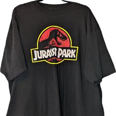 Men's Jurassic World Jurassic Park T Shirt. Looks Brand New! Jurassic Park Tshirt, T Shirt Looks, Jurassic Park T Shirt, Jurassic World, Jurassic Park, Tshirt Colors, Christmas Gift, Tee Shirts, Graphic Tees