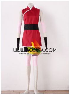 Naruto The Last Sakura Haruno Cosplay Costume Pink Fitted Cosplay Costume, Fitted Pink Cosplay Costume For Themed Events, Fitted Pink Cosplay Costume For Fantasy Events, Red Fitted Costume For Themed Events, Fitted Red Costumes For Themed Events, Red Fitted Cosplay Costume For Themed Events, Fitted Red Anime Cosplay Costume, Red Fitted Anime Cosplay Costume, Fitted Red Cosplay Costume