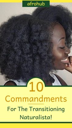 Top 10 tips to transition from relaxed to natural hair without stress! Transition To Natural Hair, Transitioning To Natural Hair, Natural Hair Transitioning, How To Grow Natural Hair