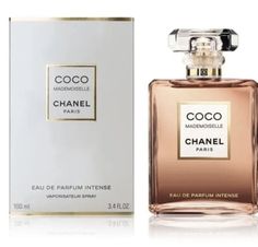 CHANEL Coco Mademoiselle Eau De Parfum Intense (3.4 fl oz/ 100 ml) Sealed. Perfume Coco Chanel, Coco Mademoiselle Intense, Perfume Light Blue, Mademoiselle Perfume, Perfume Chanel, Parfum Chanel, Chanel Perfume, Woody Fragrance, Chanel Paris