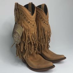 Brand New, With Tags Still Attached Liberty Black Fringe Boots In The Color Lote. Size 9. Comes In Original Box. Leather Fringe Boots For Rodeo, Leather Pointed Toe Boots With Fringe, Leather Boots With Fringe And Round Toe, Leather Fringe Boots With Closed Toe, Black Fringe Boots, Fall Footwear, Harness Boots, Country Concert, Fringe Boots