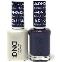 DND Duo - #656 Midnight Hour / Soak-Off Gel Polish 0.5 oz. + Nail Lacquer 0.5 oz. Fall Polish, Dnd Gel Nail Polish, Spa Prices, Mens Nails, Dnd Gel Polish, Sandra Dee, Nail Services, Get Nails, Soak Off Gel