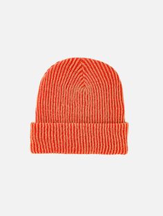 A two-tone colorful rib knitted beanie that fits both bigger kids and grown-ups. Stretches for a perfect, flattering fit on heads of all sizes and shapes. Recommended for ages 6 to adult! When worn, the rib knit stretches to reveal the second yarn color. Soft and lightweight for year-round wear. Cozy, hypoallergenic yarn and comfy, seamless construction. Sustainably made by Verloop, with upcycled deadstock yarn. Milk Teeth, Knitted Beanie, Grown Ups, Yarn Colors, Knit Beanie, Big Kids, Rib Knit, Poppies, Two Tone