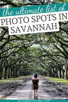 the ultimate list of photo spots in savannah