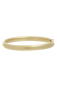 A sleek bangle handcrafted from 14-karat gold makes for a piece that shines timelessly. 7" length 14k gold Made in Italy Latest Bracelets, Bony Levy, Diamond Bangles Bracelet, Gold Bracelets, Gold Bangle Bracelet, Diamond Bangle, Gold Bangle, Tennis Bracelet, Gold Bangles