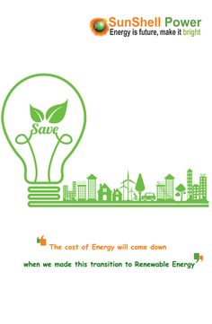 an energy saving poster with the words save