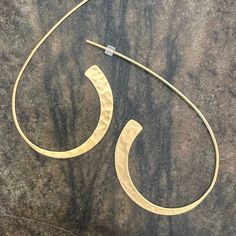 14ct Gold Plated Sterling Silver Hoop Earrings. Approximately 3” Drop. Wear Them Back To Front Or Front To Back. Adjustable Gold Hoop Wrap Earrings, Sundance Jewelry, Accessories Ideas, Sterling Silver Hoop Earrings, Sterling Silver Hoops, Silver Hoops, Silver Hoop Earrings, Gold Plated Sterling Silver, Sterling Silver Jewelry