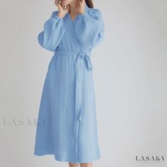 Lasaky - Luxurious Lounge Wear for the Ultimate Relaxation Spring Loungewear, Robes Women, Womens Robe, Cotton Robes, Elegant Summer Dresses, Cotton Pajamas Women, Nightgown Sets, Cotton Sleepwear, Elegant Party Dresses