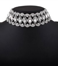 Silver and Rhinestone Choker Rhinestone Choker Necklace, Crystal Choker Necklace, Neck Jewellery, Crystal Choker, Choker Collar, Necklace Choker, Choker Necklaces, Stunning Necklace