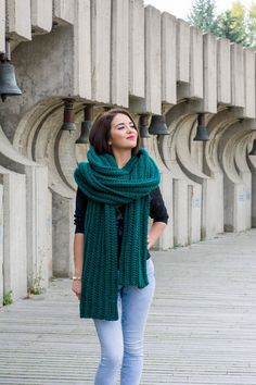 The Lenny Scarf Easy Beginner Chunky Crochet Pattern PDF Oversized Unisex Scarf DIY Chunky Crochet Pattern, Chunky Crochet Scarf, Scarf Diy, Crochet Shawl Pattern Free, Diy Scarf, Shawl Crochet Pattern, Scarf Crochet Pattern, Chunky Crochet, Patterned Scarves