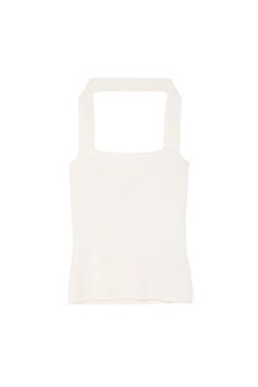 Neck Detail Bandeau Top Offwhite | NA-KD Chic Stretch Knit Halter Top, Chic Seamless Stretch Knit Top, White Fitted Versatile Knit Top, Fitted Seamless White Knit Top, Chic Fitted Knit Top With Foldover, Chic Fitted Foldover Knit Top, Chic Fitted Knit Top With Foldover Design, Versatile White Stretch Knit Top, Chic White Seamless Knit Top