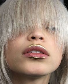 Metallic Lips, Ombre Lips, Alternative Makeup, Kesha, Make Up Inspo, Make Up Hair