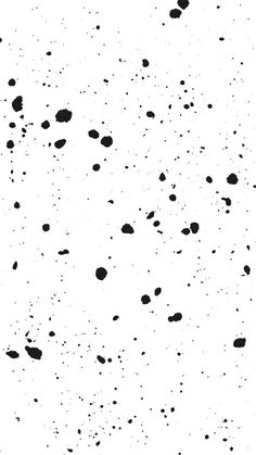 black and white speckled background with small dots