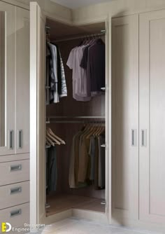 30 Amazing Corner Wardrobe Ideas - Engineering Discoveries